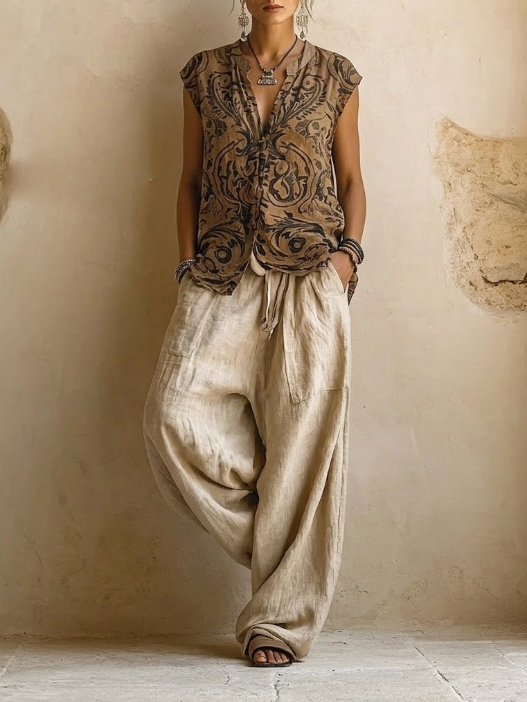 Jacky - 3-Piece Set™ - Premium Cotton and Linen Blend