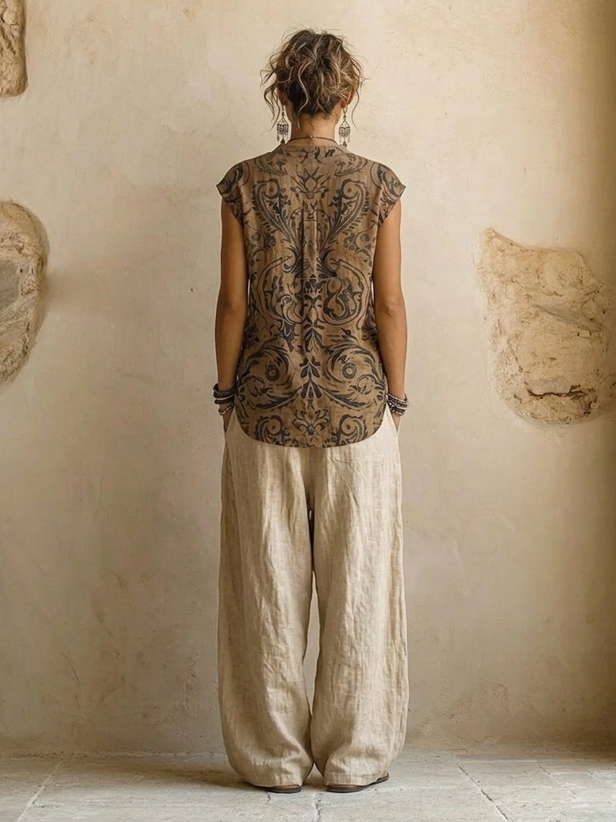 Jacky - 3-Piece Set™ - Premium Cotton and Linen Blend
