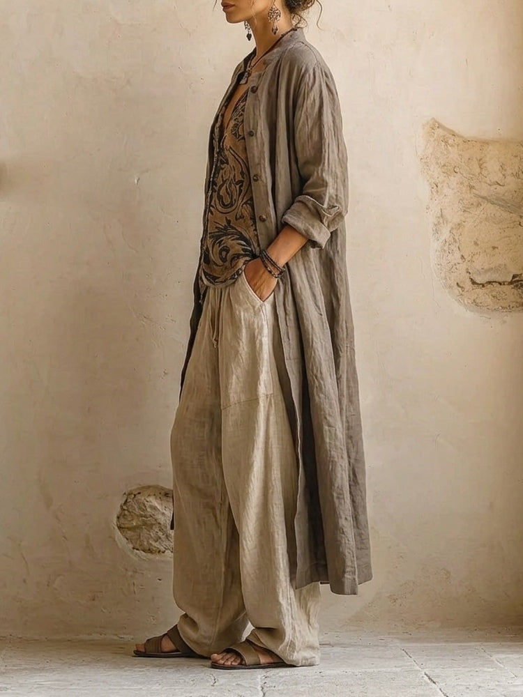 Jacky - 3-Piece Set™ - Premium Cotton and Linen Blend