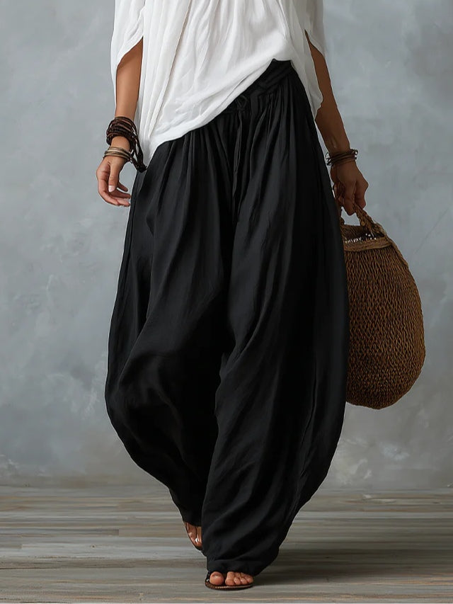 Luna | Off-Shoulder Top & Harem Trousers Co-Ord Set