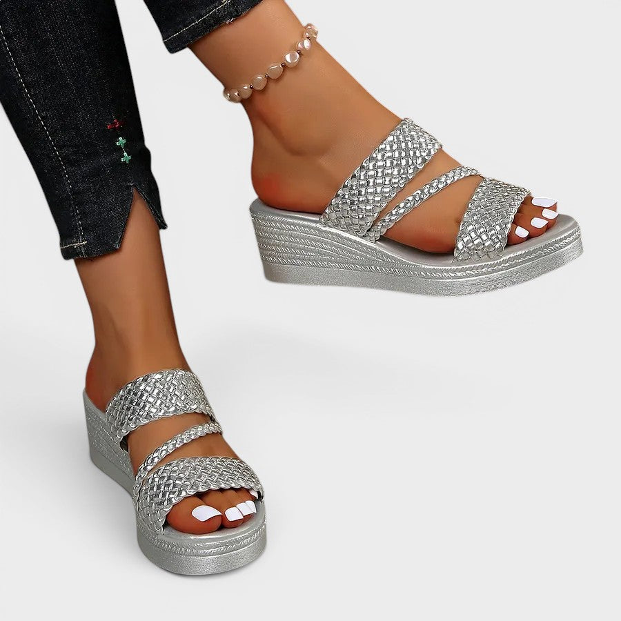 Simone™ | Elegant Comfort Platform Sandals