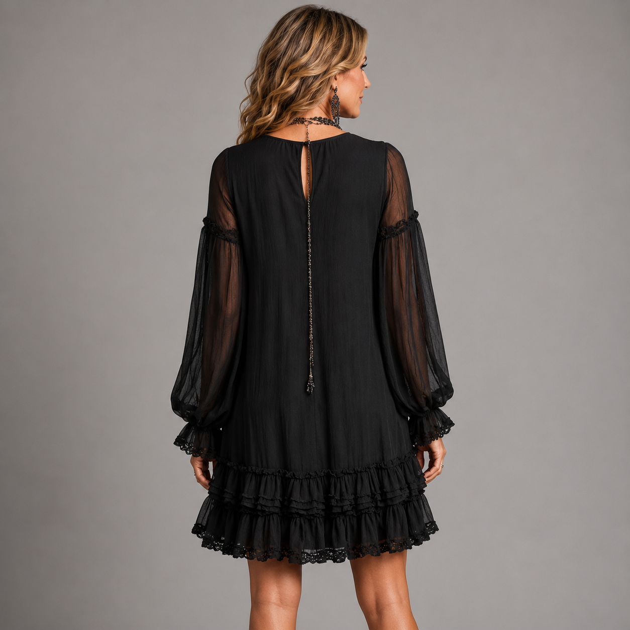 Oriella™ | Ethereal Ruffle Mini Dress