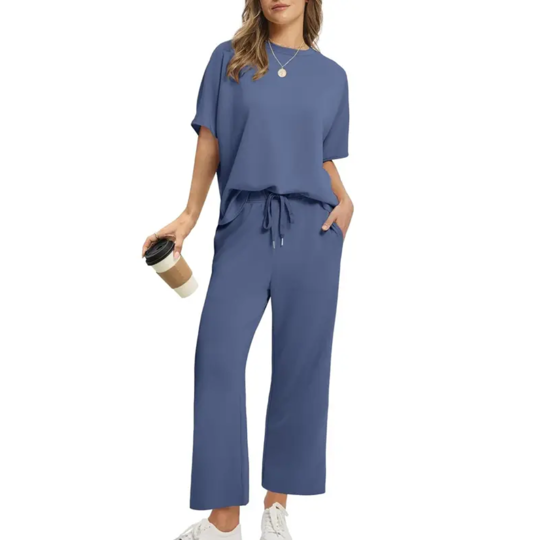 Brisa™ | Oversized Wide Leg Two Piece Set