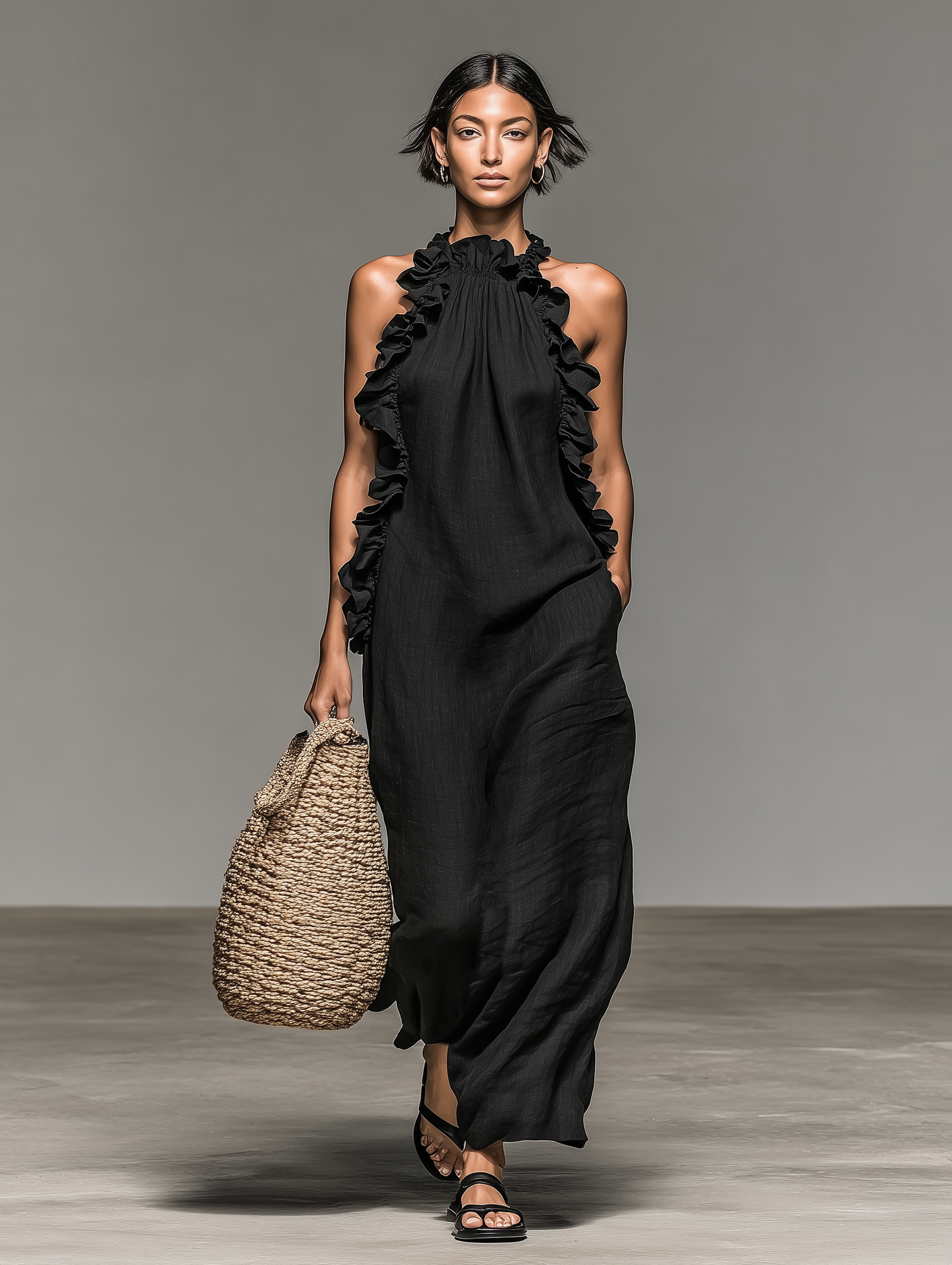 Gladys™ | Ruffled Maxi Dress