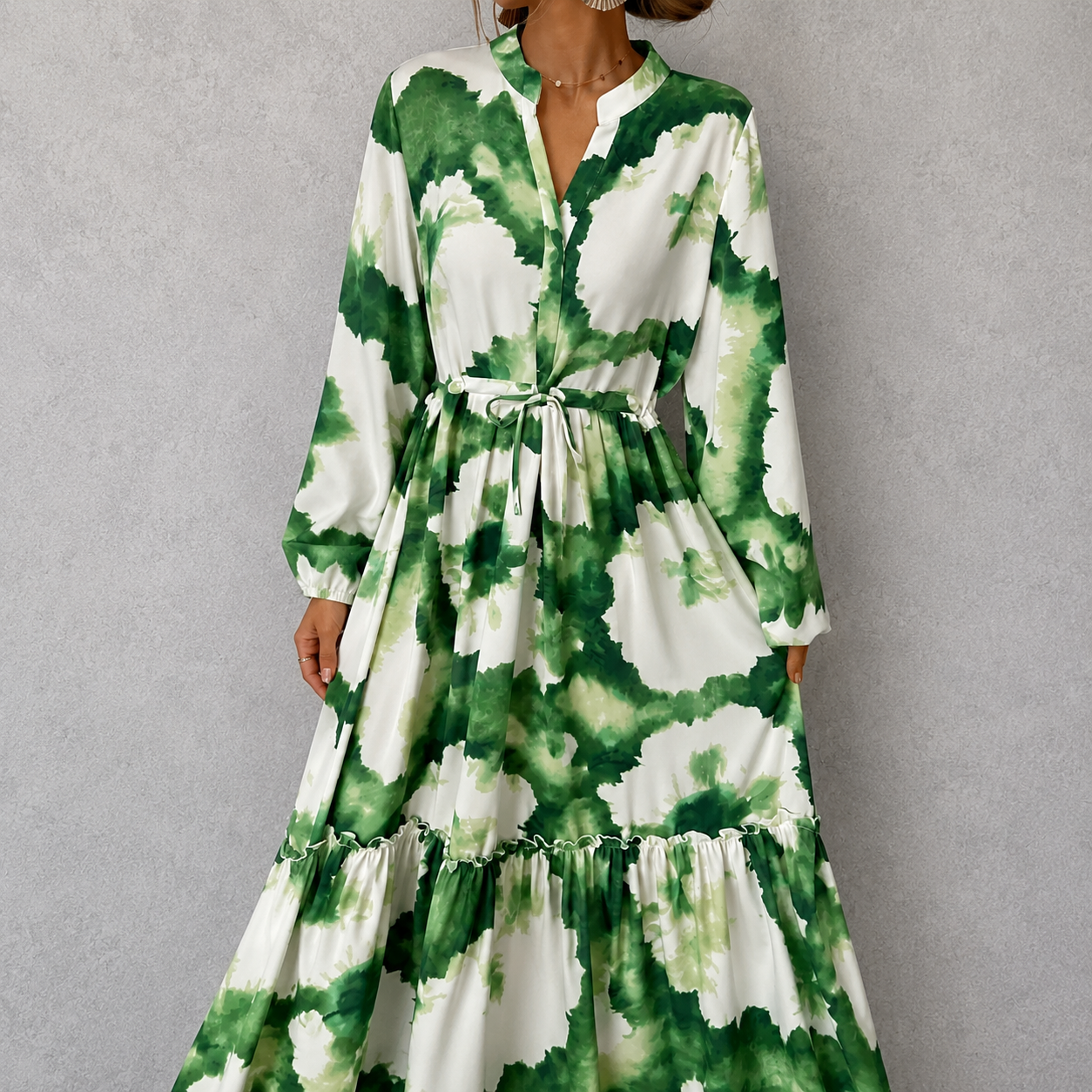 Seraphine™ | Botanical Print Maxi Dress