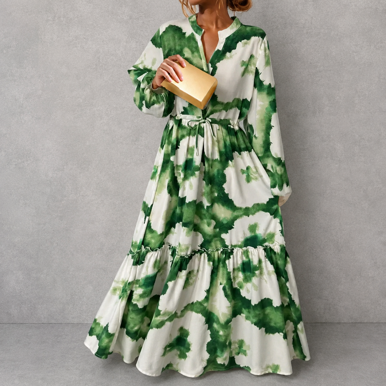 Seraphine™ | Botanical Print Maxi Dress