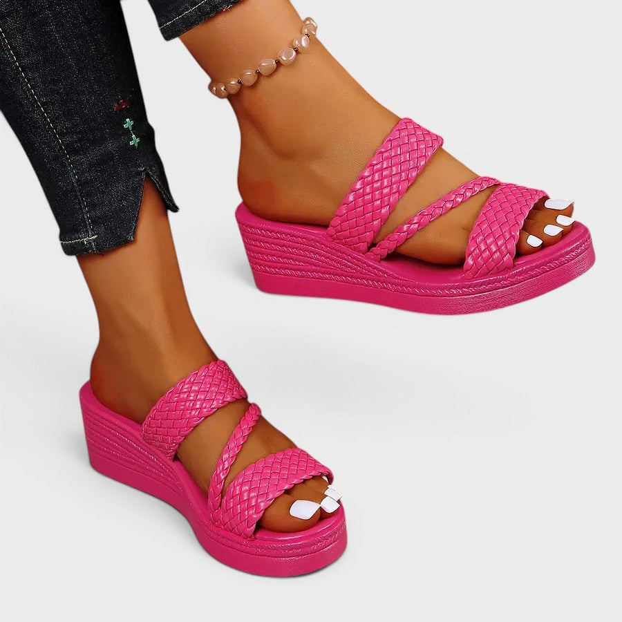 Simone™ | Elegant Comfort Platform Sandals