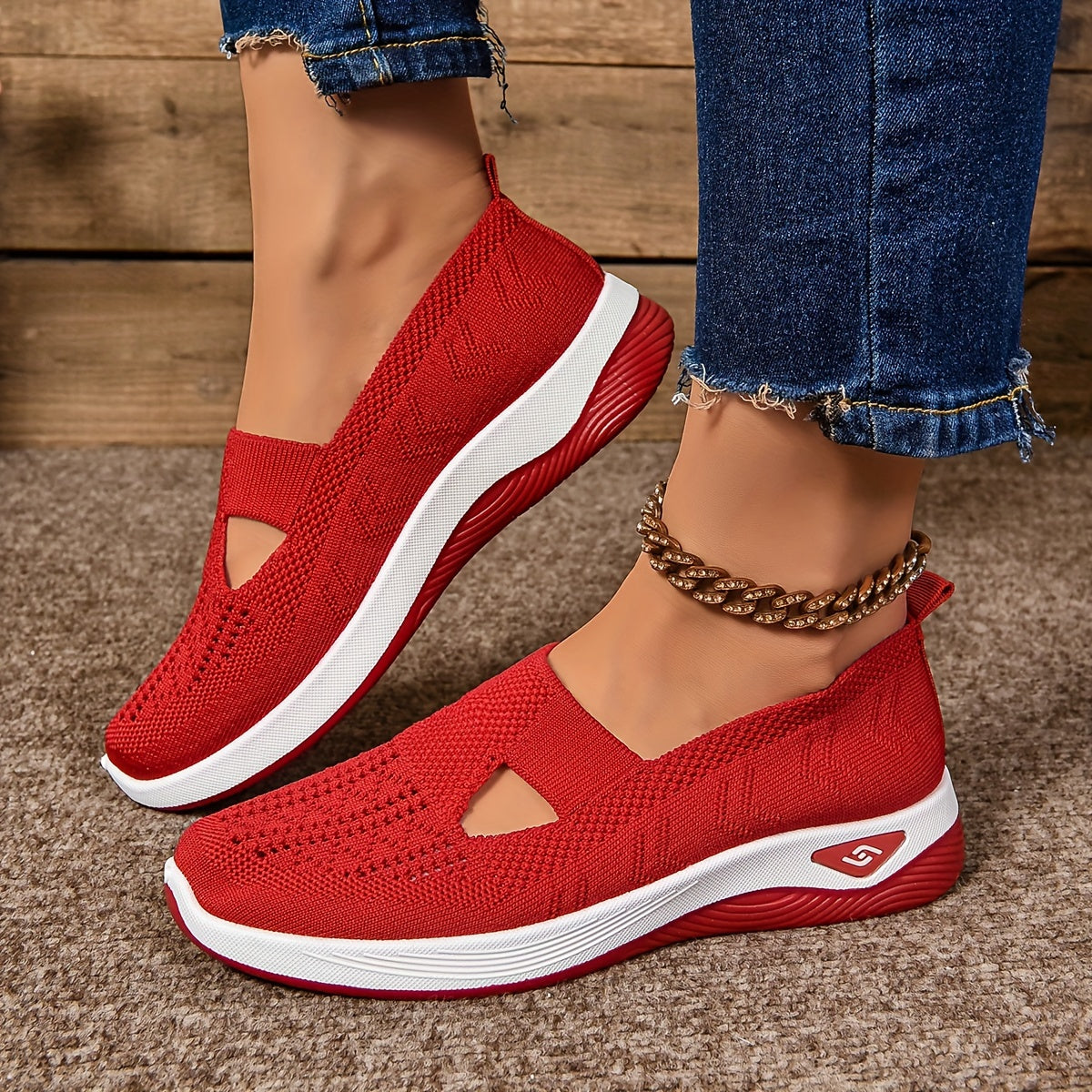 Flex Step Non-Slip Shoes with Free Insoles