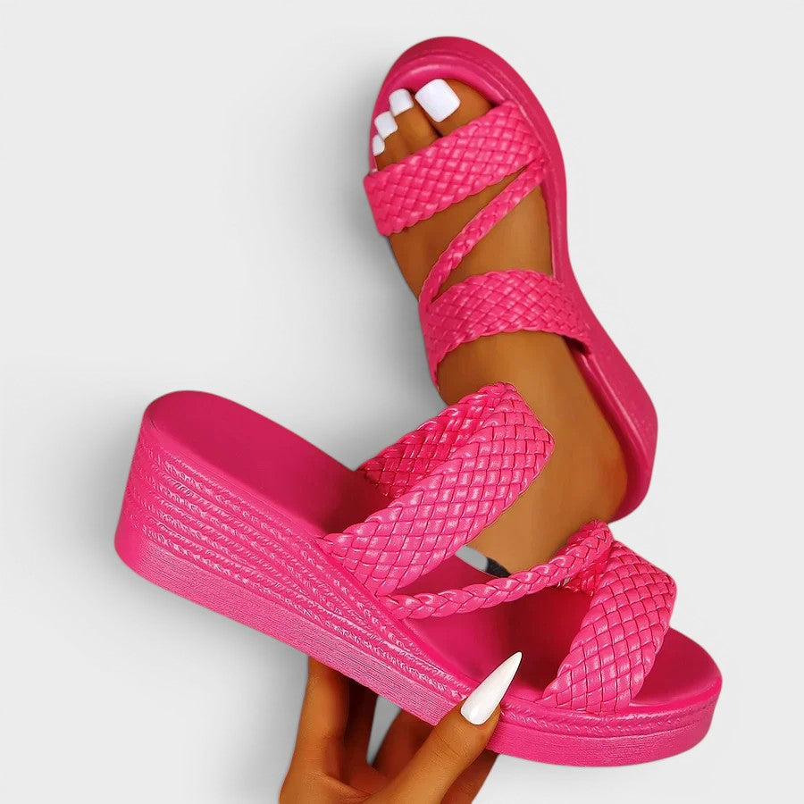 Simone™ | Elegant Comfort Platform Sandals