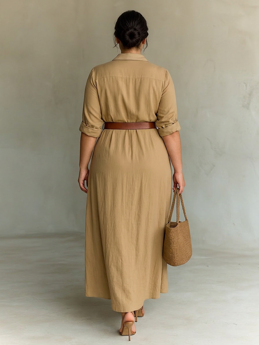 Florence™ | Timeless Belted Maxi Dress
