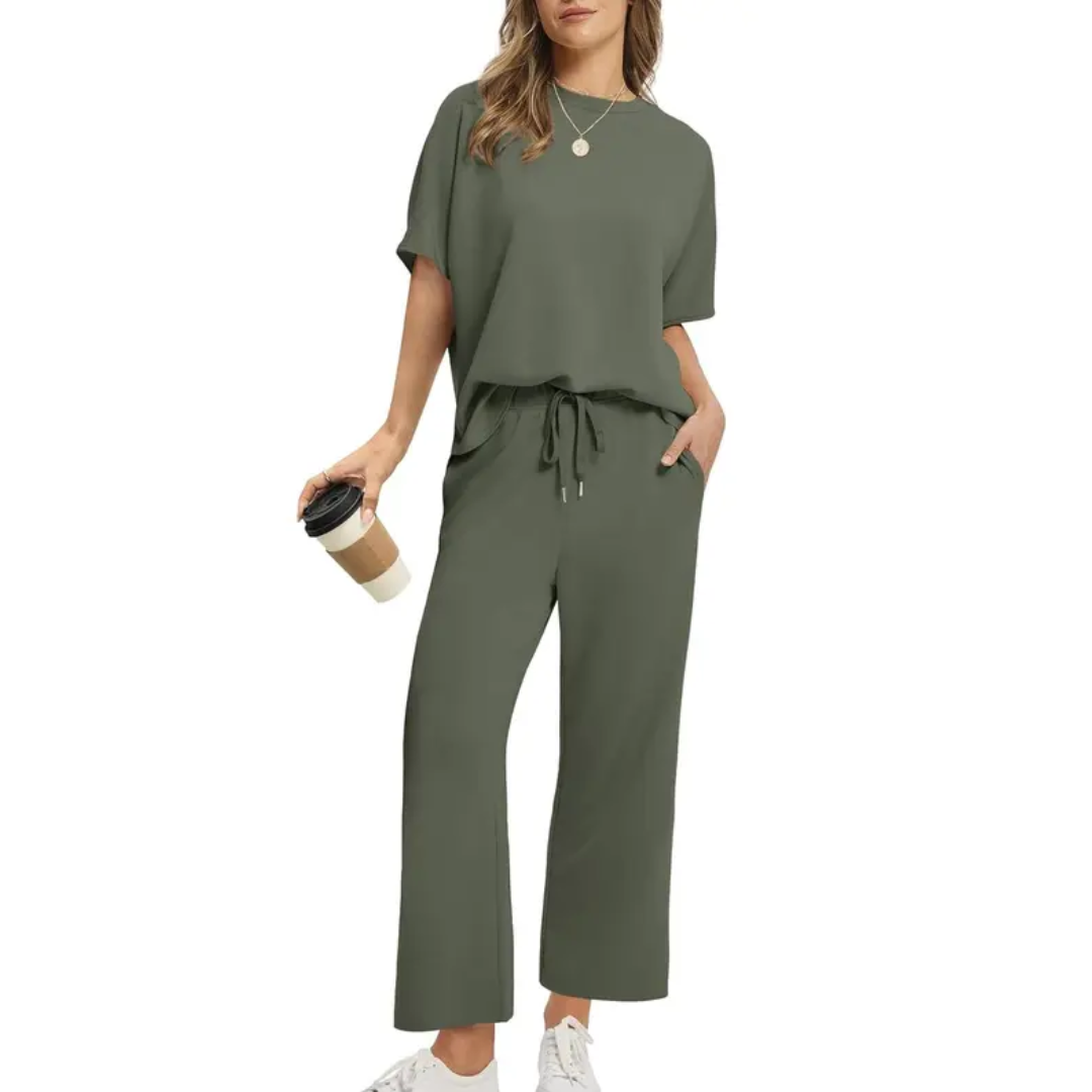 Brisa™ | Oversized Wide Leg Two Piece Set