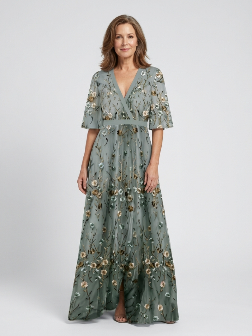 EVADNE | FLORAL MAXI DRESS