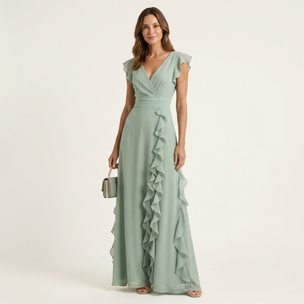 Nellyana | Wrap-Style V-Neck