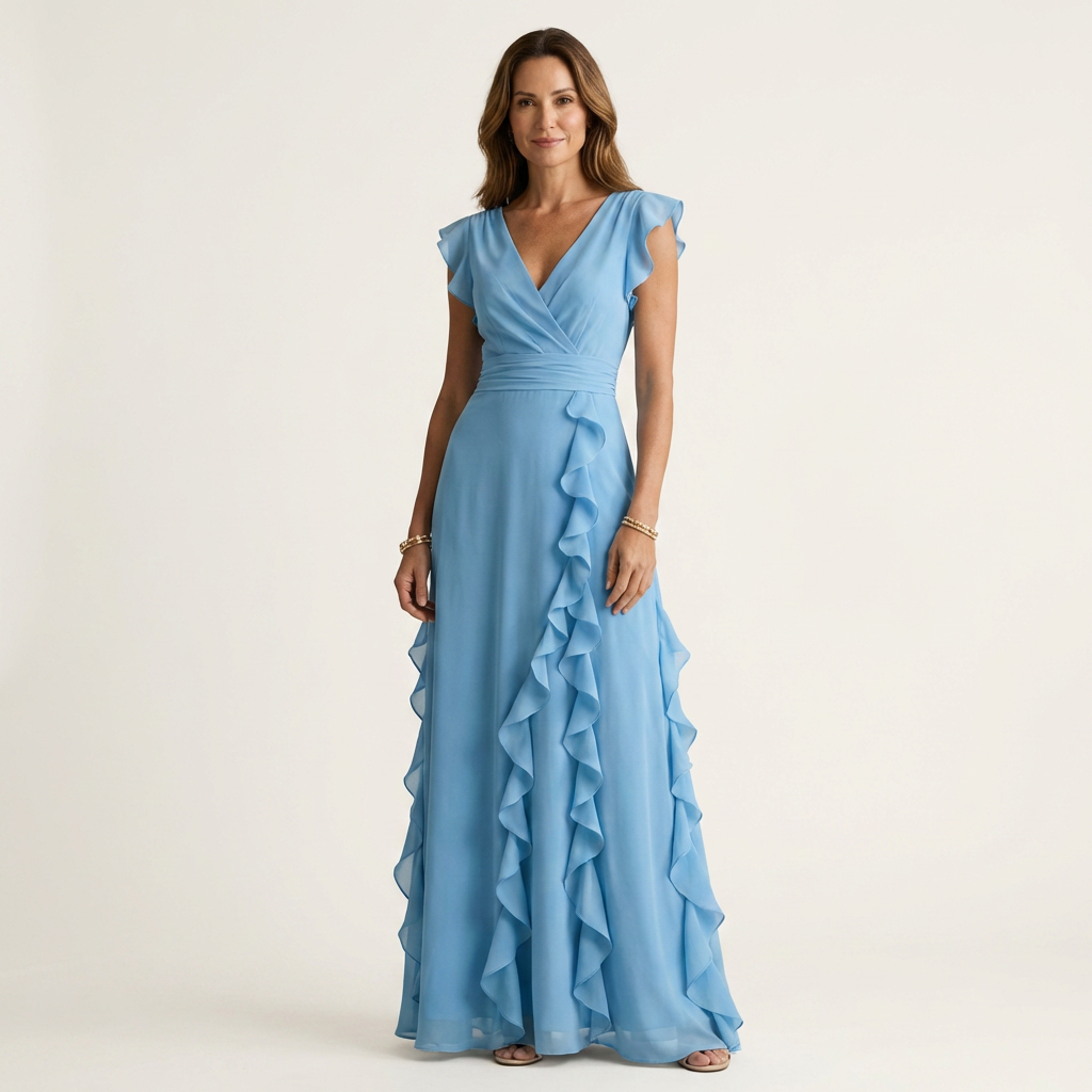 Nellyana | Wrap-Style V-Neck
