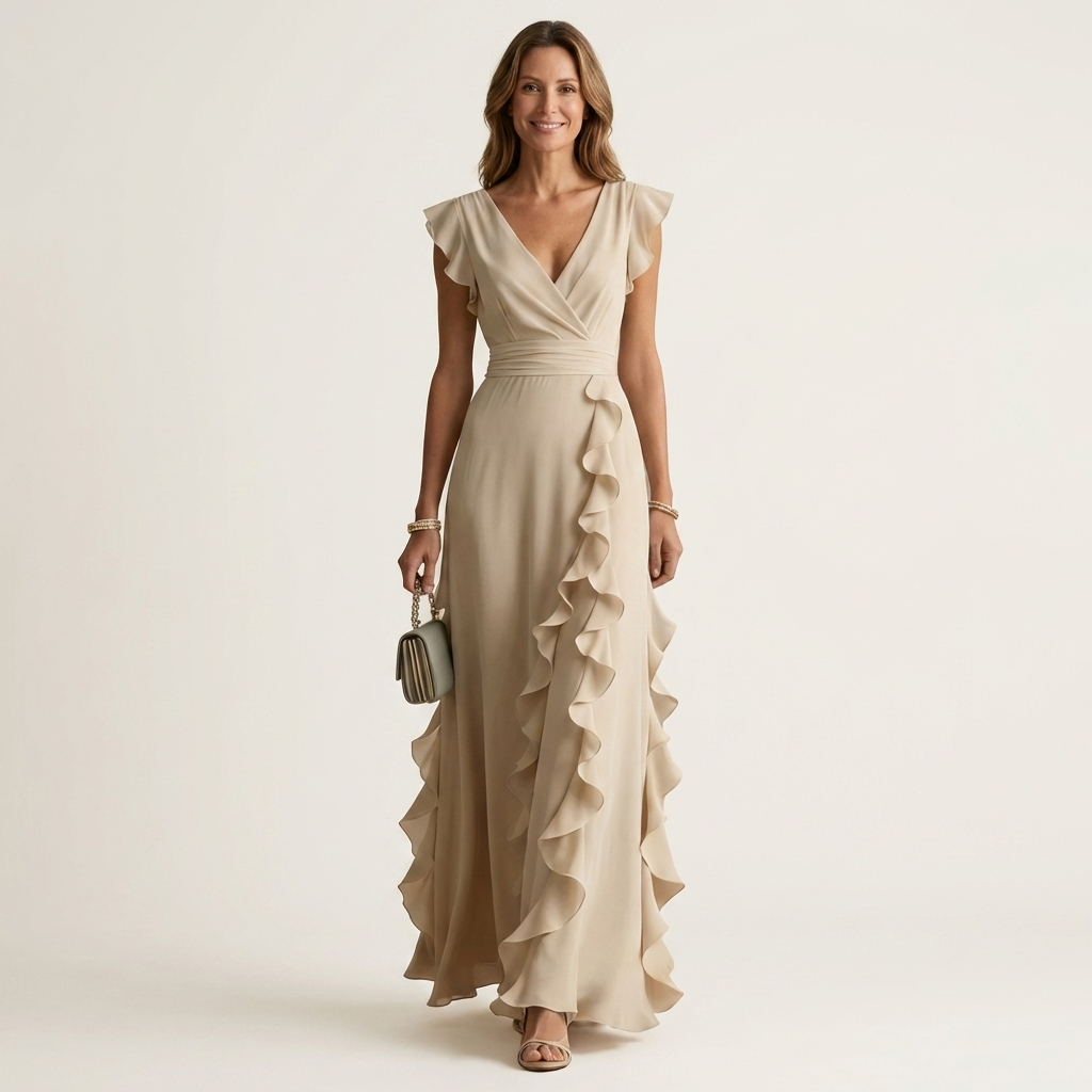 Nellyana | Wrap-Style V-Neck