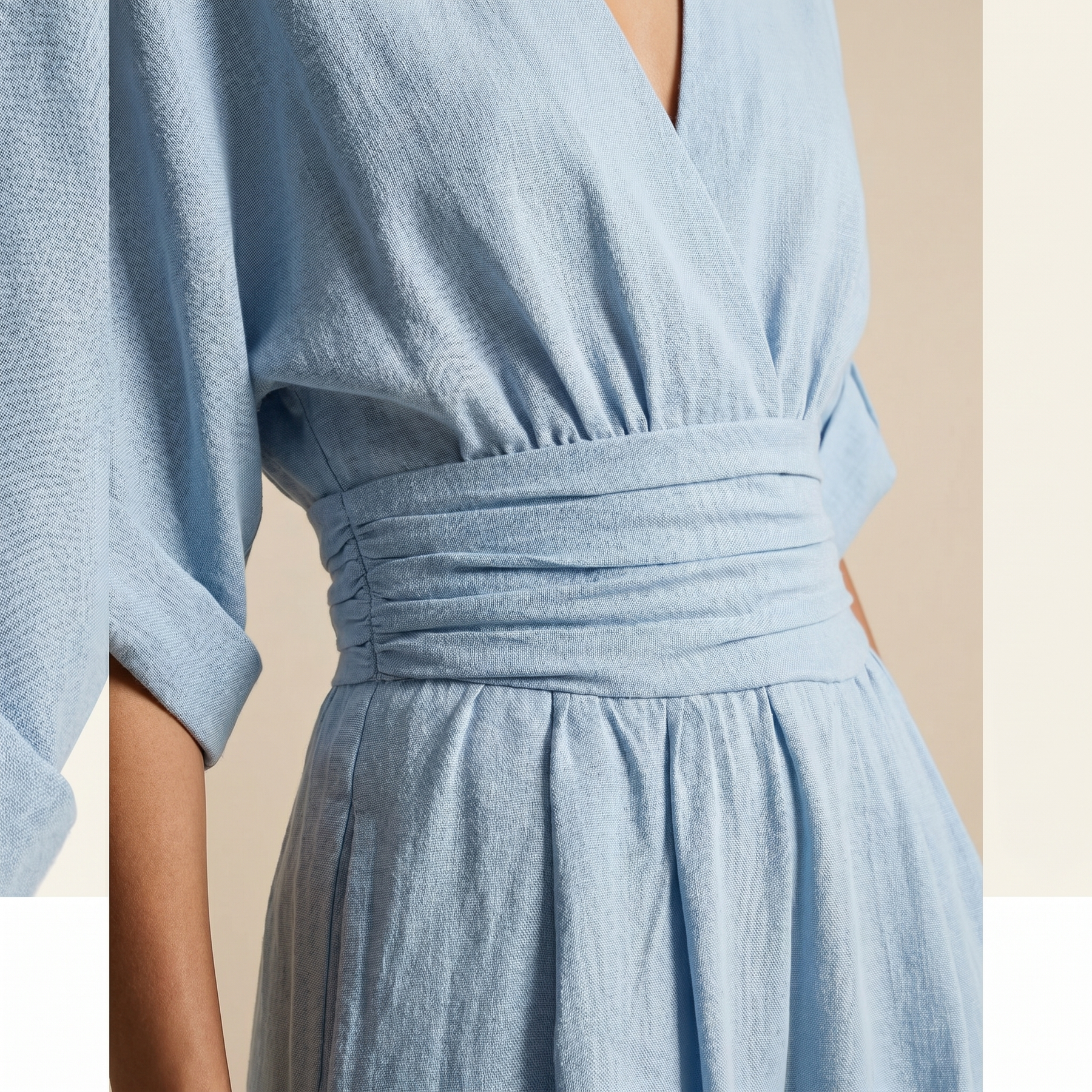 Elegant V-Neck High-Waist Jumpsuit