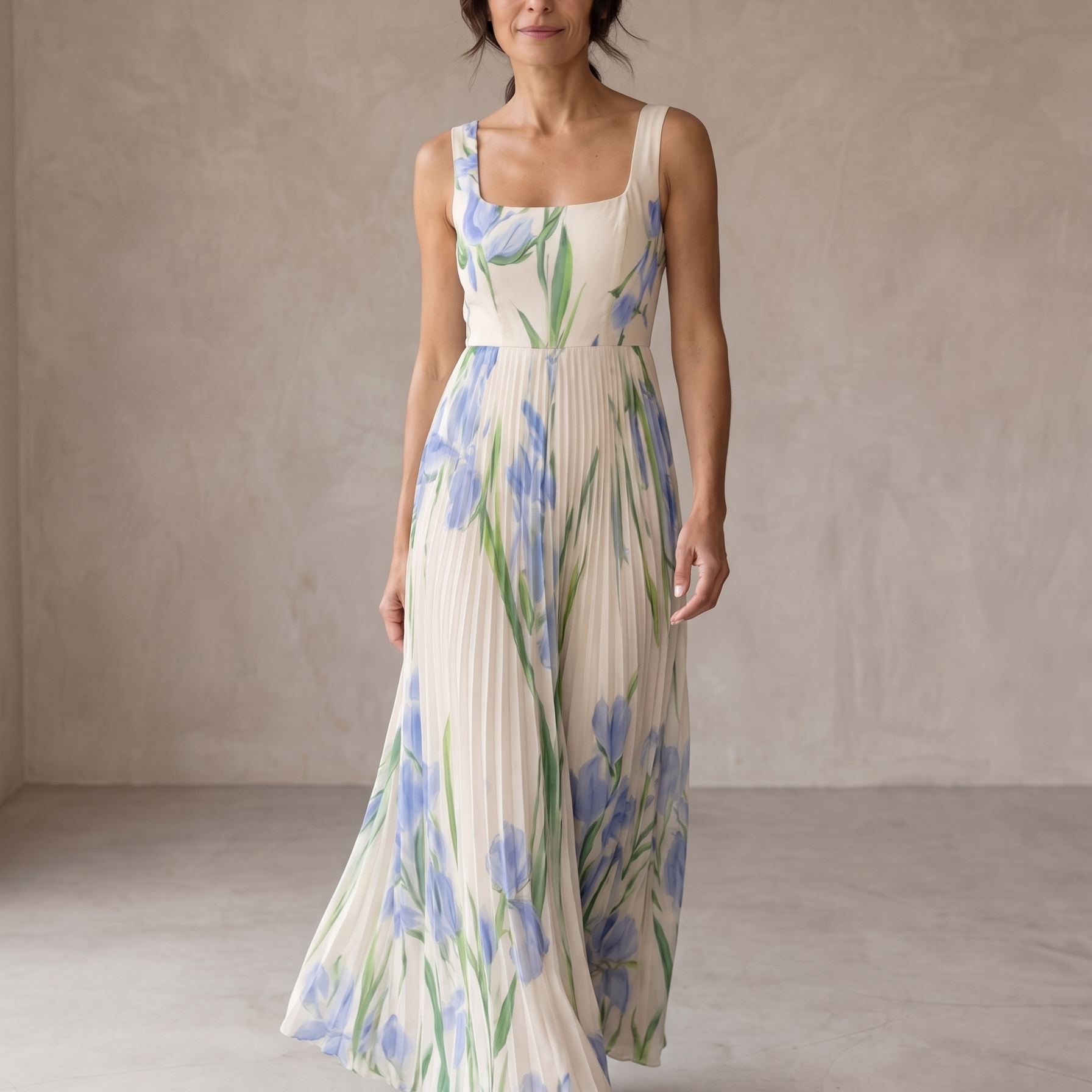 Oriah | Floral A-Line Maxi Dress