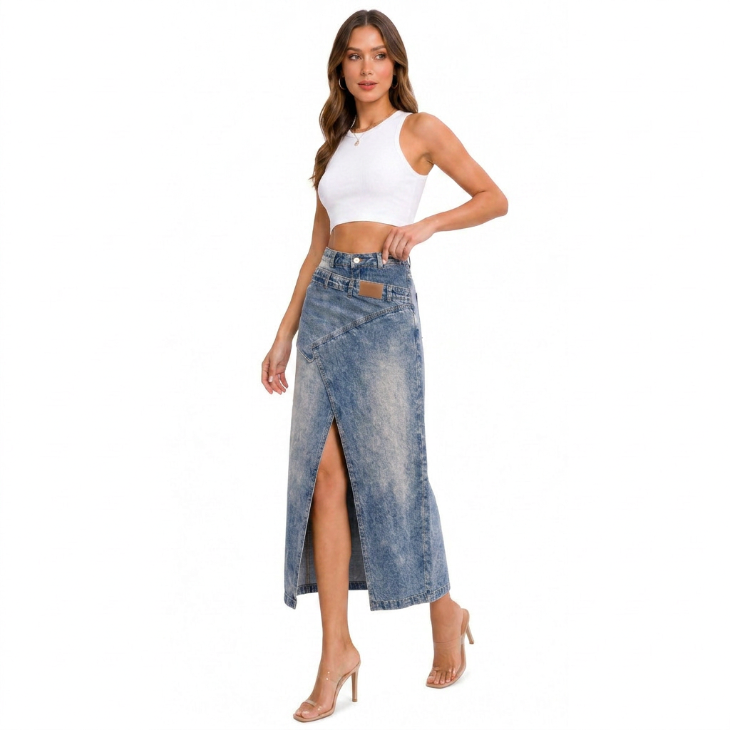 Lia denim skirt
