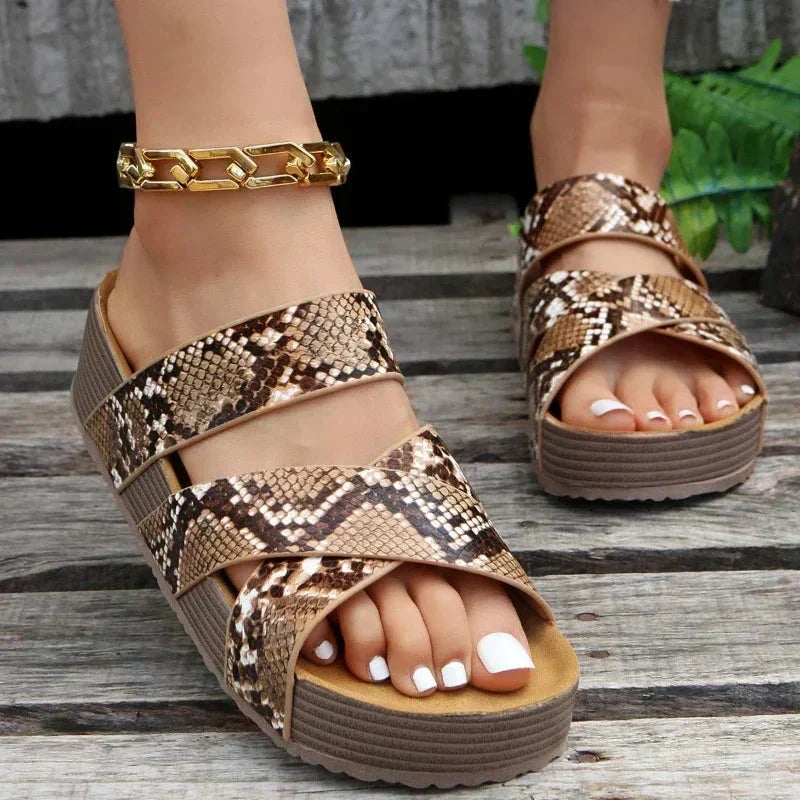 Martine™ | Orthopaedic leather sandals