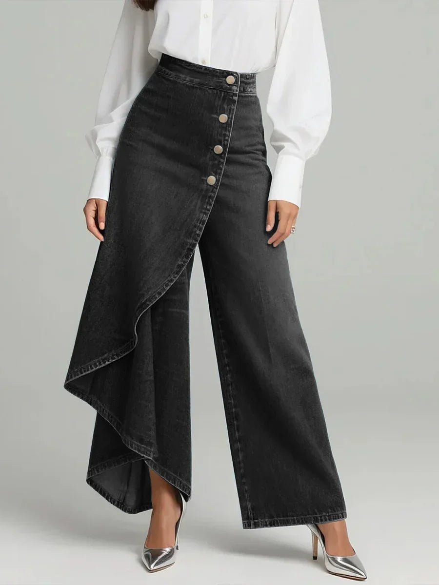 Elara™ | Wide-Leg Jeans