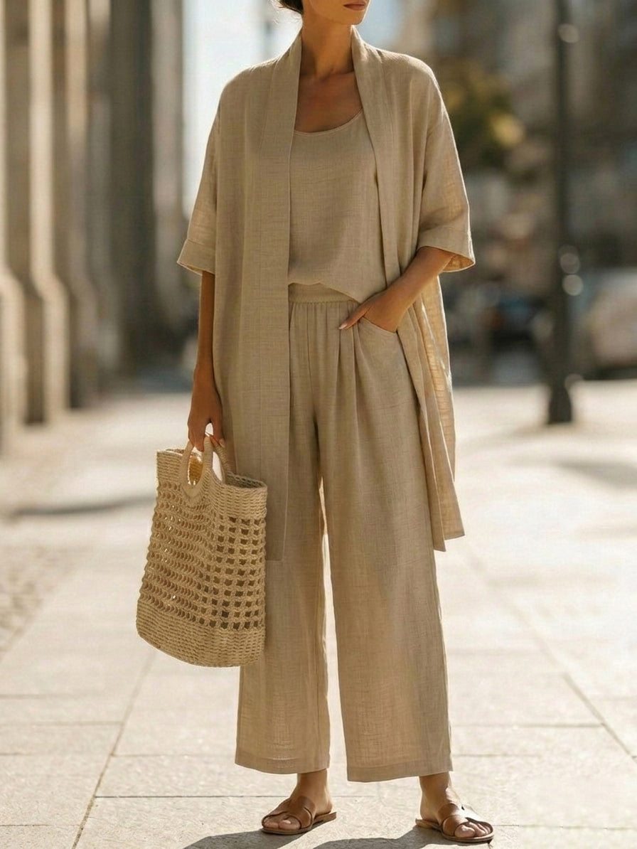 Linnea | Lightweight Linen Set
