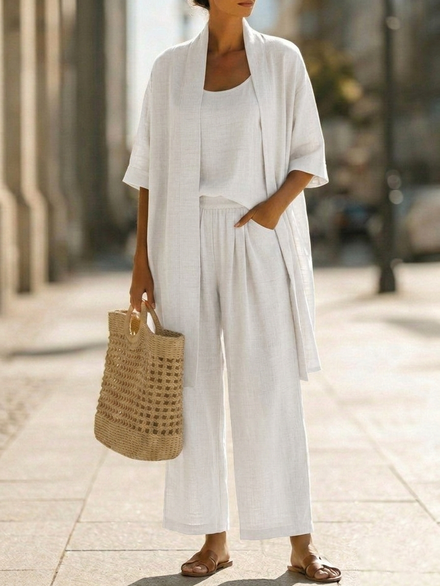 Linnea | Lightweight Linen Set