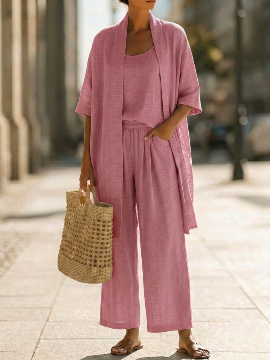 Linnea | Lightweight Linen Set