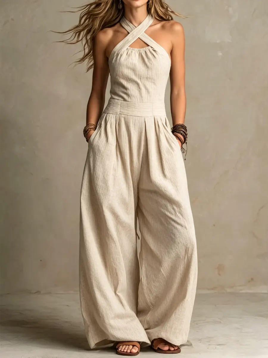 Vivienne | Elegant Wide-Leg Jumpsuit