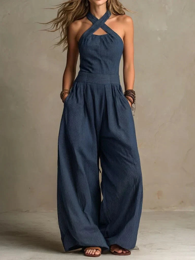 Vivienne | Elegant Wide-Leg Jumpsuit