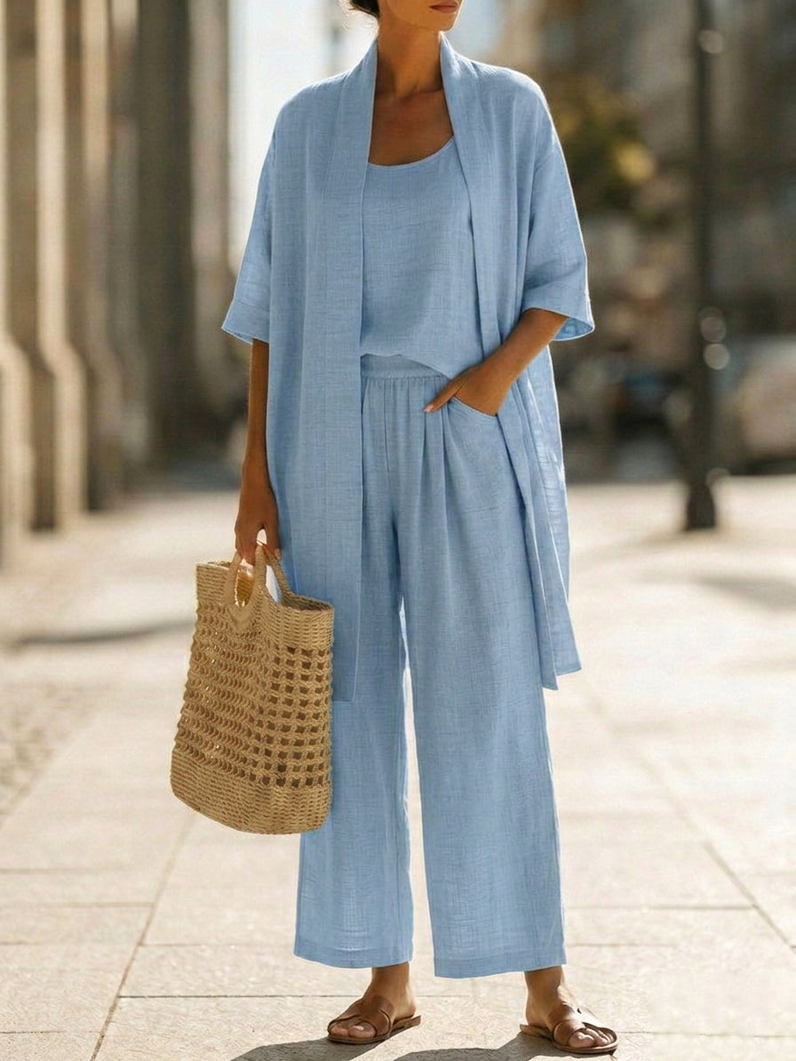Linnea | Lightweight Linen Set