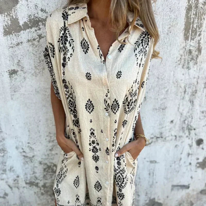 Emmeline Printed Pocket Dress